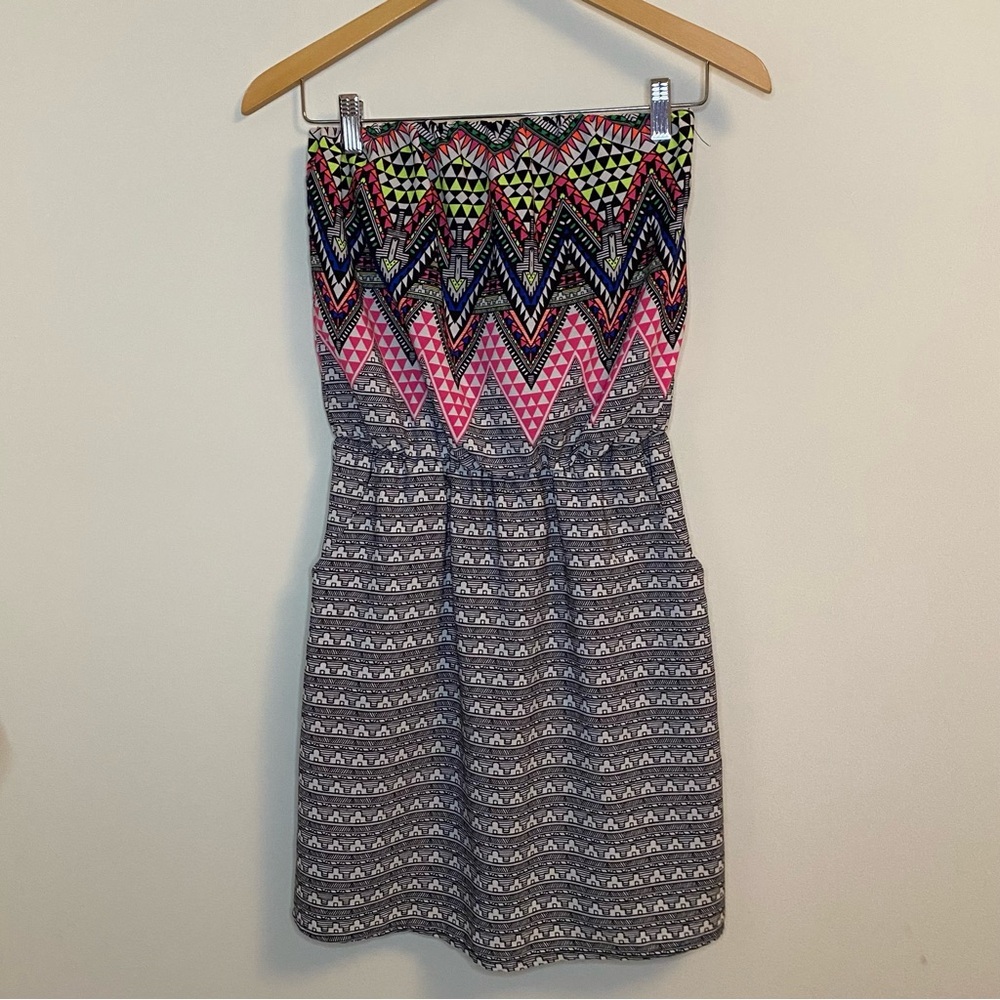 STRAPLESS DRESS With Pockets SMALL - Picture 2 of 5